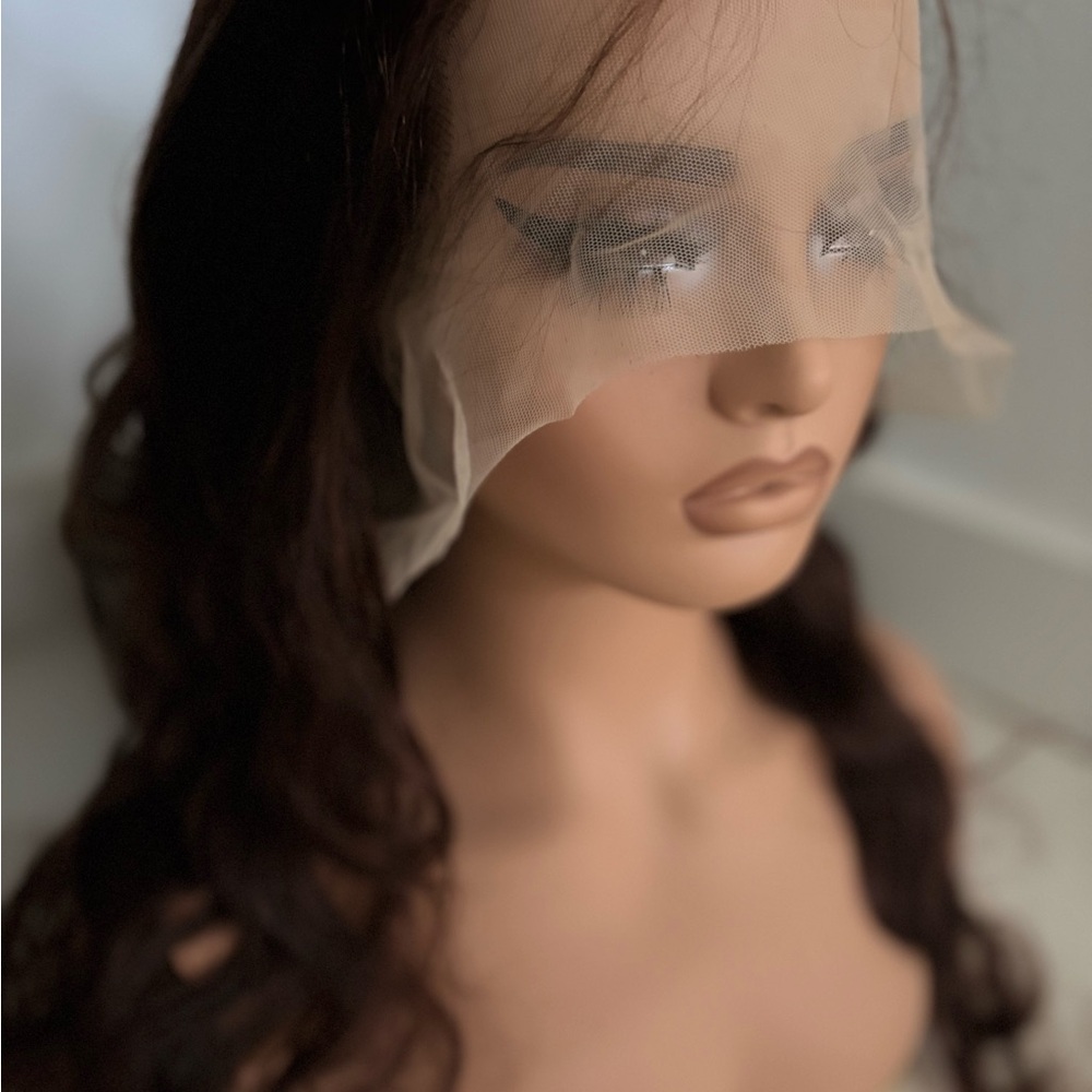 Luxurious Brown Wavy Hair Extension